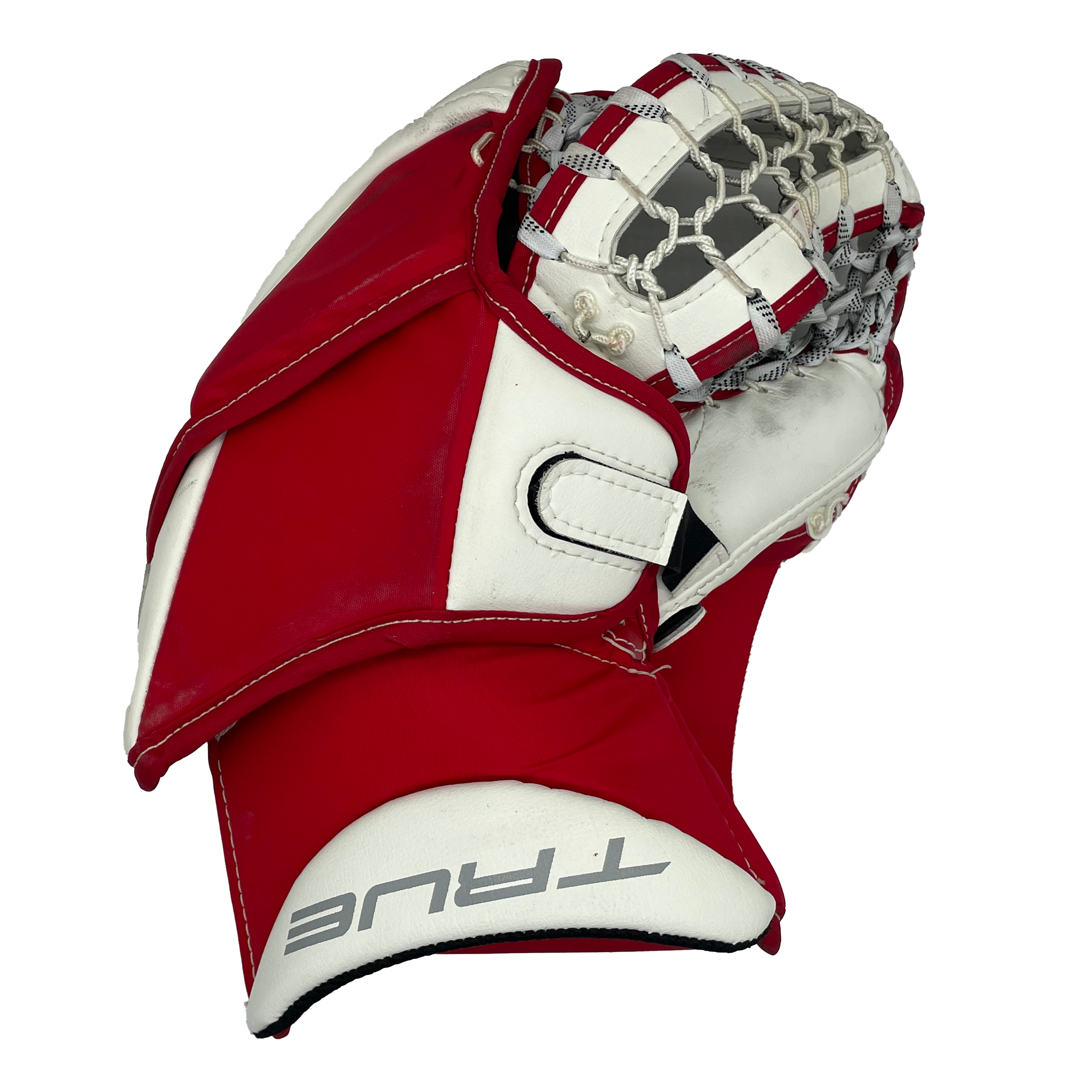 True L12.2 - Gant de gardien de but Pro Stock d'occasion (blanc/rouge)